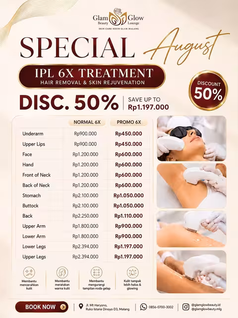 Flyer IPL 6x Special August (-50%)