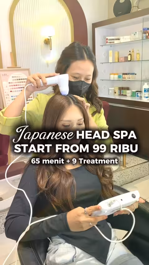 Flyer Japanese Head Spa Mulai 99rb