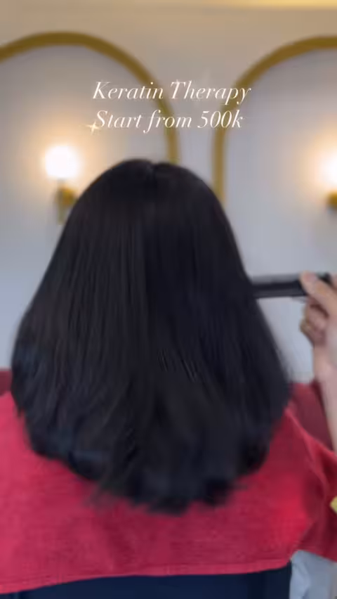 Flyer Keratin Therapy Mulai 500rb